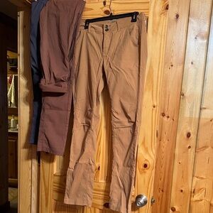 Prana Mustard-Tan Zion Halle pant